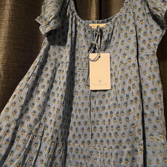 Daughters of India Sita Maxi Dress 3X Bluebell NWT - Picture 7 of 9